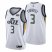 Nike Utah Jazz #3 Trent Forrest White Mens 2021-22 NBA 75th Anniversary Diamond Swingman Jersey – Association Edition Mens