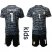 Belgium #1 Courtois Black Goalkeeper Kid Soccer Country Jersey
