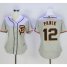 San Francisco Giants #12 Joe Panik Grey Road 2 Womens Stitched MLB Jersey