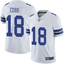 Nike Dallas Cowboys #18 Randall Cobb White Mens Stitched NFL Vapor Untouchable Limited Jersey