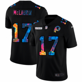 Washington Football Team #17 Terry McLaurin Mens Nike Multi-Color Black 2020 NFL Crucial Catch Vapor Untouchable Limited Jersey