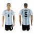 Argentina #6 BIGLIA Home 2018 FIFA World Cup Soccer Jersey