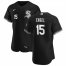 Chicago White Sox #15 Adam Engel Mens Nike Black Alternate 2020 Authentic Player MLB Jersey