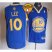 Warriors #10 David Lee Blue The Finals Patch Stitched Revolution 30 NBA Jersey