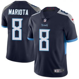 Nike Tennessee Titans #8 Marcus Mariota Navy Blue Team Color Youth Stitched NFL Vapor Untouchable Limited Jersey