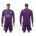 Leicester City Blank Purple Long Sleeves Goalkeeper Soccer Club Jersey