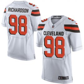 Nike Cleveland Browns #98 Sheldon Richardson Jr White Mens Stitched NFL New Elite Jersey