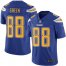 Nike Los Angeles Chargers #88 Virgil Green Electric Blue Mens Stitched NFL Limited Rush Jersey