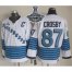 Pittsburgh Penguins #87 Sidney Crosby White/Light Blue CCM Throwback 2017 Stanley Cup Finals Champions Stitched NHL Jersey