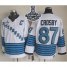 Pittsburgh Penguins #87 Sidney Crosby White/Light Blue CCM Throwback 2017 Stanley Cup Finals Champions Stitched NHL Jersey