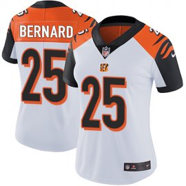 Nike Cincinnati Bengals #25 Giovani Bernard White Womens Stitched NFL Vapor Untouchable Limited Jersey