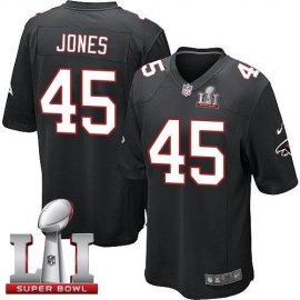 Nike Atlanta Falcons #45 Deion Jones Black Alternate Super Bowl LI 51 Youth Stitched NFL Elite Jersey