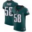 Nike Philadelphia Eagles #58 LJ Fort Midnight Green Team Color Mens Stitched NFL Vapor Untouchable Elite Jersey