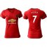 Womens Manchester United #7 Alexis Red Home Soccer Club Jersey