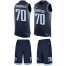 Nike Tennessee Titans #70 Ty Sambrailo Navy Blue Team Color Mens Stitched NFL Limited Tank Top Suit Jersey