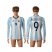 Argentina #9 Batistuta Home Long Sleeves Soccer Country Jersey