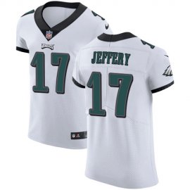 Nike Philadelphia Eagles #17 Alshon Jeffery White Mens Stitched NFL Vapor Untouchable Elite Jersey