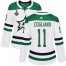 Adidas Dallas Stars #11 Andrew Cogliano White Road Authentic Womens 2020 Stanley Cup Final Stitched NHL Jersey