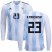 Argentina #23 A.Marchesin Home Long Sleeves Kid Soccer Country Jersey