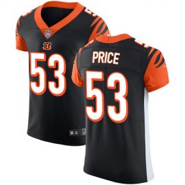Nike Cincinnati Bengals #53 Billy Price Black Team Color Mens Stitched NFL Vapor Untouchable Elite Jersey