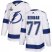 Adidas Tampa Bay Lightning #77 Victor Hedman White Road Authentic 2020 Stanley Cup Champions Stitched NHL Jersey