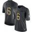 Nike Los Angeles Rams #6 Johnny Hekker Black Mens Stitched NFL Limited 2016 Salute to Service Jersey