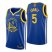 Nike Golden State Warriors #5 Kevon Looney Royal Mens 2022 NBA Finals Icon Edition 75th Anniversary Diamond Swingman Jersey Mens