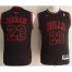 Kids Chicago Bulls 23 Michael Jordan Black NBA Jerseys Black Number Cheap