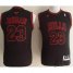Kids Chicago Bulls 23 Michael Jordan Black NBA Jerseys Black Number Cheap