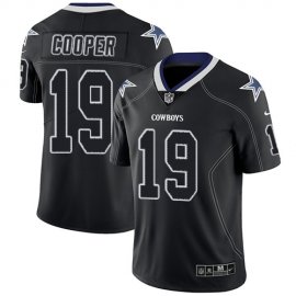 Nike Dallas Cowboys #19 Amari Cooper Lights Out Black Mens Stitched NFL Limited Rush Jersey