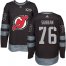 Adidas New Jersey Devils #76 P.K. Subban Black 1917-2017 100th Anniversary Stitched NHL Jersey