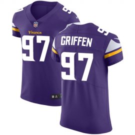 Nike Minnesota Vikings #97 Everson Griffen Purple Team Color Mens Stitched NFL Vapor Untouchable Elite Jersey