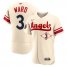 Angels 3 Taylor Ward Cream 2022 City Connect Flexbase Jersey