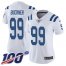 Nike Indianapolis Colts #99 DeForest Buckner White Womens Stitched NFL 100th Season Vapor Untouchable Limited Jersey