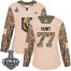 Adidas Vegas Golden Knights #77 Brad Hunt Camo Authentic 2017 Veterans Day 2018 Stanley Cup Final Womens Stitched NHL Jersey
