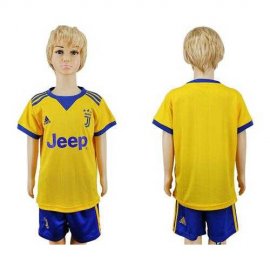 Juventus Blank Away Kid Soccer Club Jersey