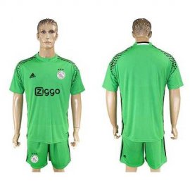 Ajax Blank Green Goalkeeper Soccer Club Jersey