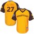 Houston Astros #27 Jose Altuve Gold 2016 All-Star American League Stitched Youth MLB Jersey