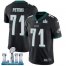 Nike Philadelphia Eagles #71 Jason Peters Black Alternate Super Bowl LII Youth Stitched NFL Vapor Untouchable Limited Jersey