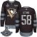 Adidas Pittsburgh Penguins #58 Kris Letang Black 1917-2017 100th Anniversary Stanley Cup Finals Champions Stitched NHL Jersey