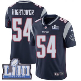 Nike New England Patriots #54 Donta Hightower Navy Blue Team Color Super Bowl LIII Bound Mens Stitched NFL Vapor Untouchable Limited Jersey