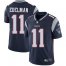 Nike New England Patriots #11 Julian Edelman Navy Blue Team Color Mens Stitched NFL Vapor Untouchable Limited Jersey