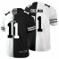 New England New England Patriots #11 Julian Edelman Mens Black V White Peace Split Nike Vapor Untouchable Limited NFL Jersey
