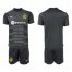 Dortmund Blank Black Goalkeeper Soccer Club Jersey