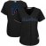 Miami Marlins #14 Martin Prado Black Alternate Womens Stitched MLB Jersey