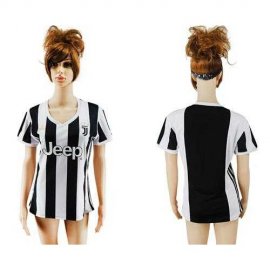 Womens Juventus Blank Home Soccer Club Jersey