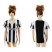 Womens Juventus Blank Home Soccer Club Jersey