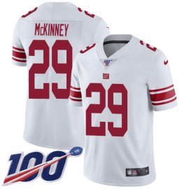 Nike New York Giants #29 Xavier McKinney White Youth Stitched NFL 100th Season Vapor Untouchable Limited Jersey