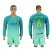 Barcelona #6 Aleix Vidal Sec Away Long Sleeves Soccer Club Jersey