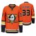Anaheim Ducks #33 Jakob Silfverberg Mens 2019-20 Third Orange Alternate Stitched NHL Jersey